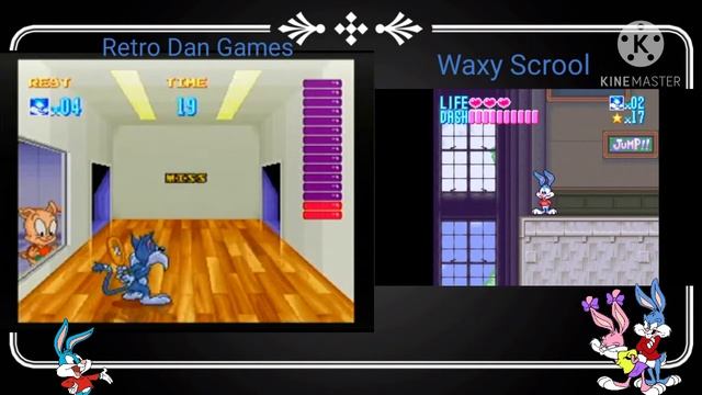 Let's Play Tiny Toons Adventures Buster Busts Loose SNES Part 1 Ft. Waxy Scrool смотреть онлайн