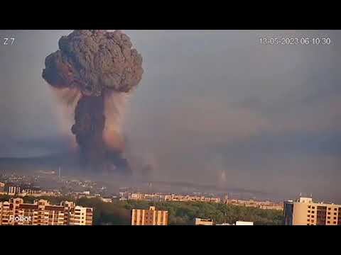 Момент удара в Хмельницком (13.05.2023)