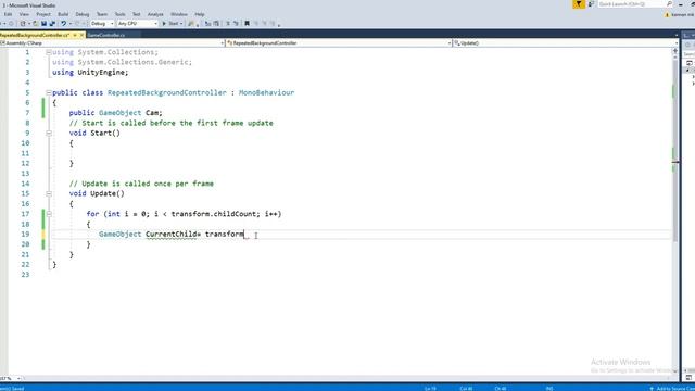 5.Unity2D Game Development - Build a Airplane Shooting Game: Repeated Background смотреть онлайн