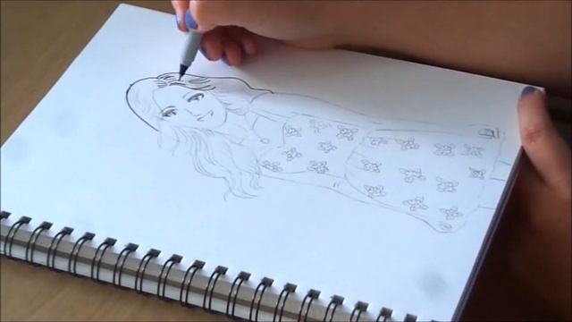 How I draw anime girl смотреть онлайн