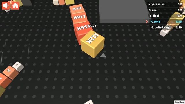 Cubes 2048.io Game  🎲 8 000 000 000 🎲 CUBES SNAKE 2048.io Gameplay