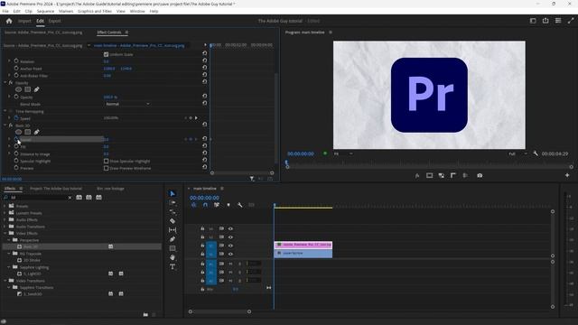 Easy 3D Logo Spinning Animation Tutorial In Premiere Pro смотреть онлайн