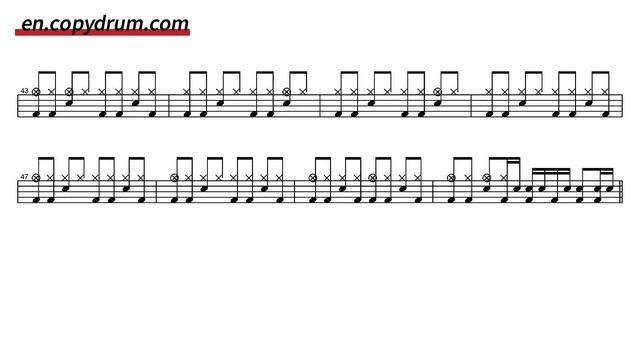 Green Day - Worry Rock | Drum Sheet Music смотреть онлайн