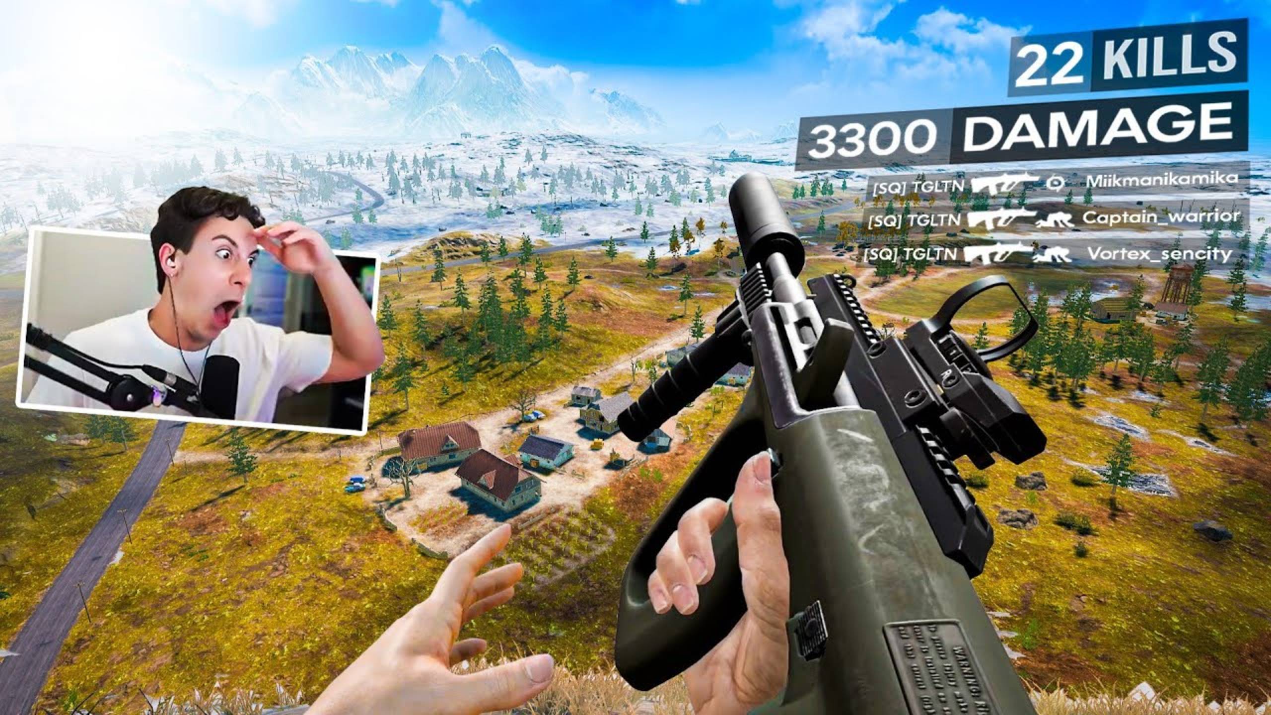 TGLTN Demolishes 1-MAN-SQUADS! *3300 DAMAGE* (PUBG)