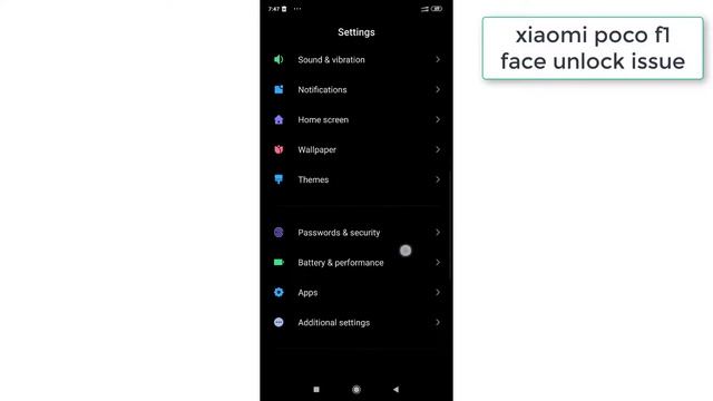 How to unable face unlock in xiaomi pocophone f1 II face unlock settings смотреть онлайн