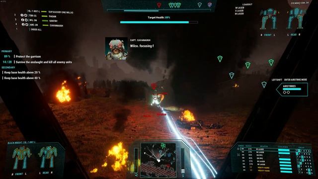 MechWarrior 5 Mercenaries with the War FX Mod (Black Knight Mech) смотреть онлайн
