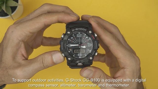 CASIO G-SHOCK GG-B100-1A - THE ONLY QUAD SENSOR MUDMASTER