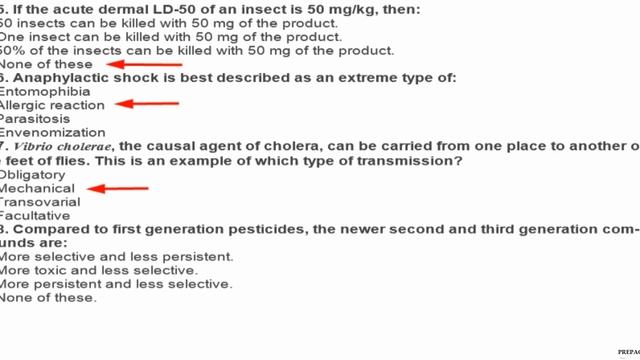 Test Preparation (Agriculture Office, Plant Protection, Entomology) 101-200 MCQS смотреть онлайн