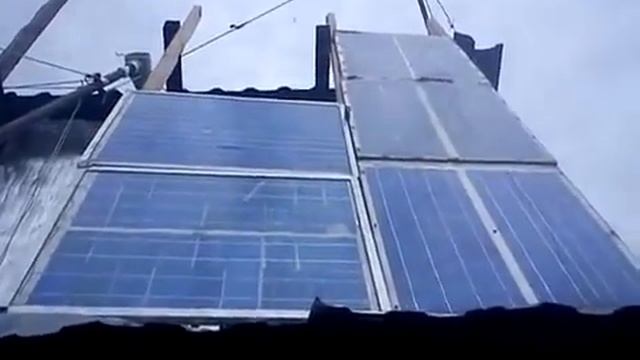 Ток в пасмурную погоду, от самодельных солнечных панелей
