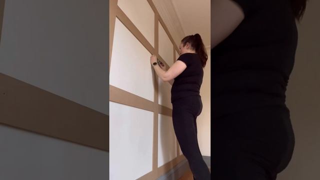 DIY wall panelling - how I measured. смотреть онлайн