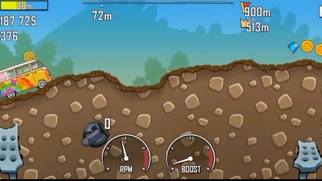 Hill Climb Racing game 1 HIPPIE VAN, TRACTOR, MOTOCROSS BIKE.. game play #hillclimb #hillclimbracin смотреть онлайн
