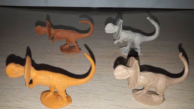 90's Jurassic Park COMPLETE set of 4 Dinosaur mini figure toys found in egg surprises review смотреть онлайн