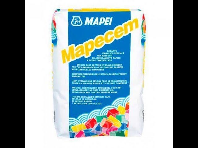 Цементная стяжка Mapecem смотреть онлайн