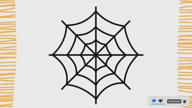 Как нарисовать паутину смотреть онлайн