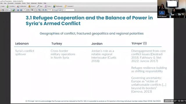 Refugee Diplomacy as a Polycentric 'Battlefield'. смотреть онлайн