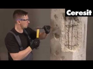Ремонт бетона смесями Ceresit