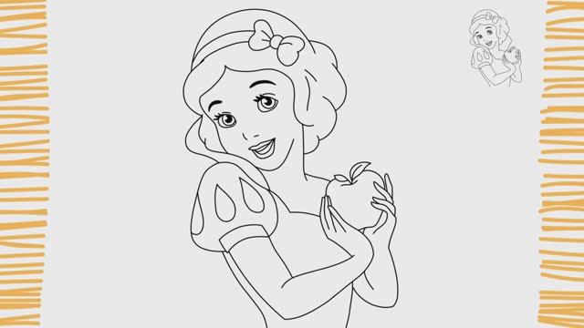 КАК РИСОВАТЬ БЕЛОСНЕЖКУ смотреть онлайн