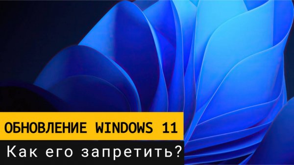 Обновление Windows 11 и как его запретить?