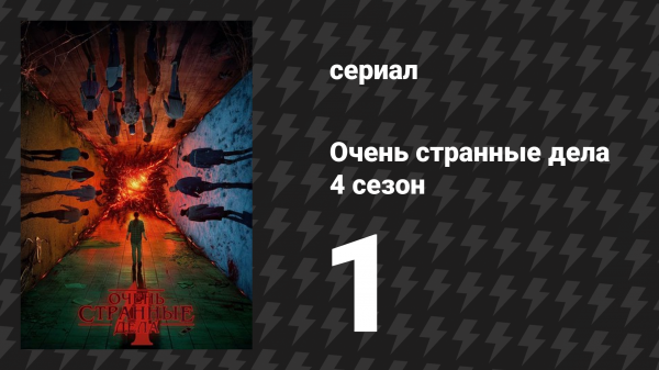 Очень странные дела 4 сезон 1 серия «Клуб Адского Пламени» (сериал, 2016)