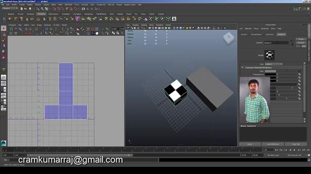 Easy method - Introduction to maya UV Layout and UV mapping in Tamil смотреть онлайн