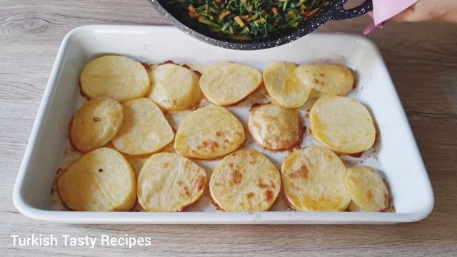 Perfect Recipe to Eat Spinach | Potato Spinach Gratin | Spinach Recipes | Enable Subtitles смотреть онлайн