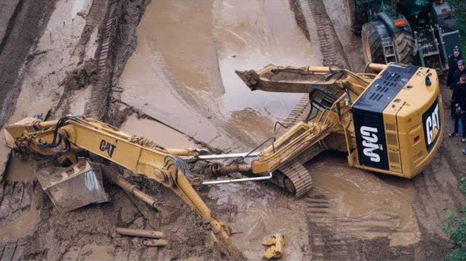 Подборка самых опасных ошибок при использовании тяжелой техники и идиотов на грузовиках смотреть онлайн