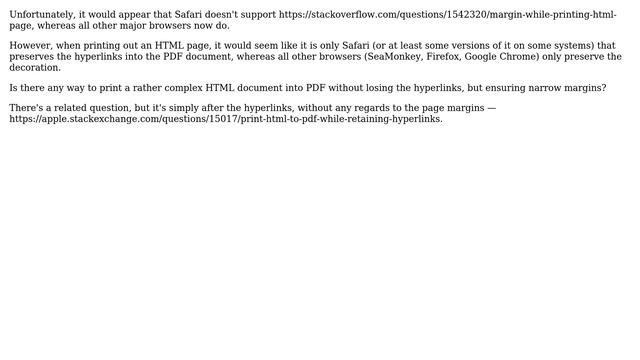 Apple: Convert HTML to PDF with page margins and hyperlinks смотреть онлайн