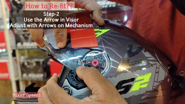 How to Remove & Fix Visor on LS2 FF811 VECTOR-2 Helmet | @BikerGyaani смотреть онлайн
