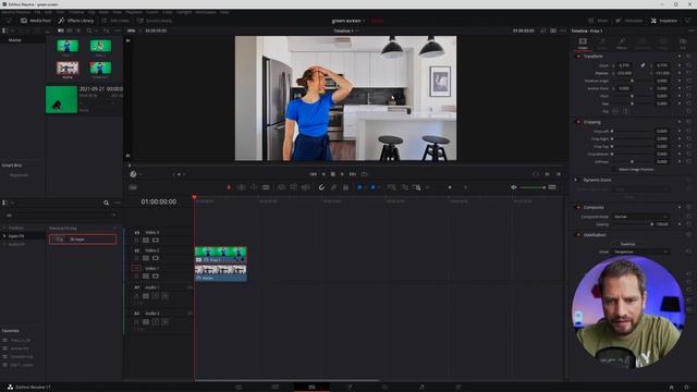 DAVINCI RESOLVE GREENSCREEN ENTFERNEN | 2 einfache und schnelle Varianten смотреть онлайн