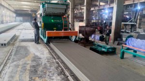 Производство плиты перекрытия ПБ с использованием бетонирующего комбайна в г. Тольятти