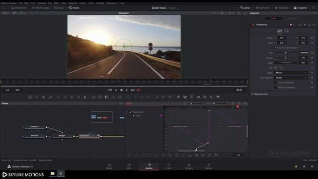 Create Zoom Transition Preset in DaVinci Resolve 15 | DaVinci Resolve 15 Tutorial смотреть онлайн