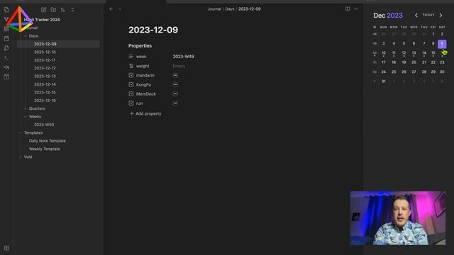 How To Use Obsidian: Create A Habit Tracker & Reach Your 2025 Goals смотреть онлайн
