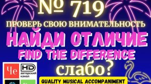 «Найди отличие» / «Spot the Difference» _ выпуск № 719