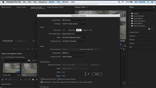 How To Make a Cinematic Sequence in Adobe Premiere смотреть онлайн