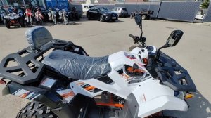 Квадрицикл KAYO AU300 Carb (белый пластик 2024 г.) (ПТС)