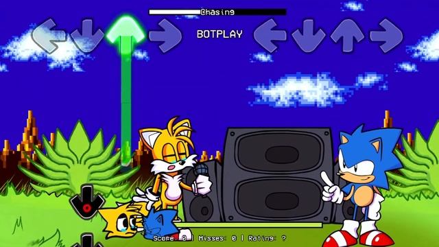 FNF Tails Vs Sonic Chasing VS Tails EXE смотреть онлайн