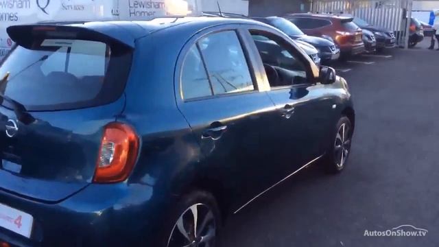 NISSAN MICRA TEKNA BLUE 2014 смотреть онлайн