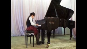 Моцарт Соната до мажор 1 часть Пламеннова Ангелина 10 лет ДШИ г. Саров