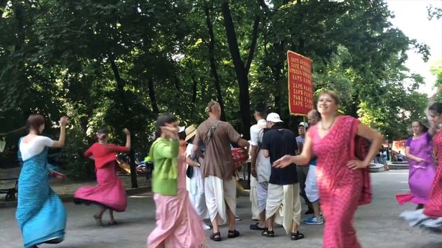 Вриндаванская харинама в Днепре