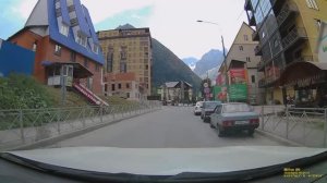 Дорога до Домбая от Пятигорска.