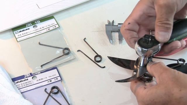 【剪定ばさみの研ぎ方】岡恒の剪定ばさみバネ交換・清掃・研ぎの方法 смотреть онлайн