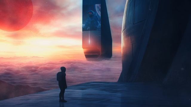 Echoes Beyond - Melodic Atmospheric House, Ultra Focus Sci Fi Space Music for Work & Study, 4K