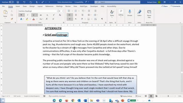 Word Document Accessibility Part 2 смотреть онлайн