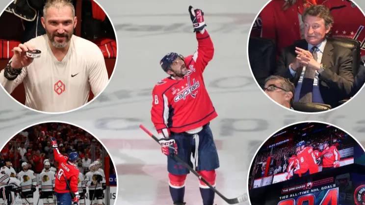 Овечкин - поздравляем! Первая шайба в НХЛ, кто поздравил. Некоторые начали ругань - прекратите. смотреть онлайн