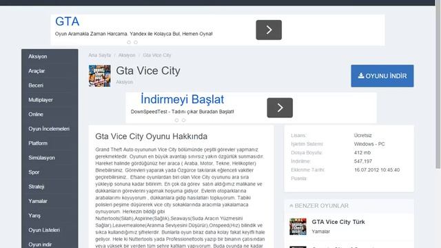 gta vice city indirme sitesi смотреть онлайн