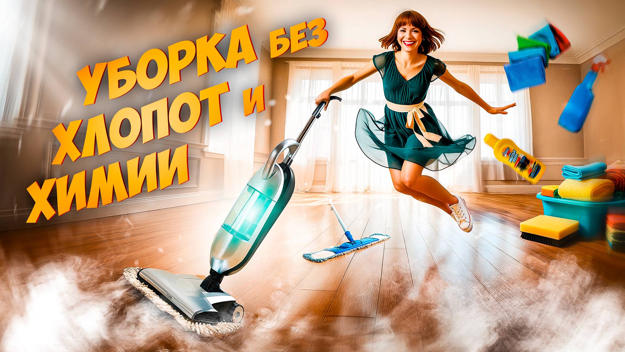 Паровая швабра | Чем она отличается от обычной и есть в ней смысл? смотреть онлайн