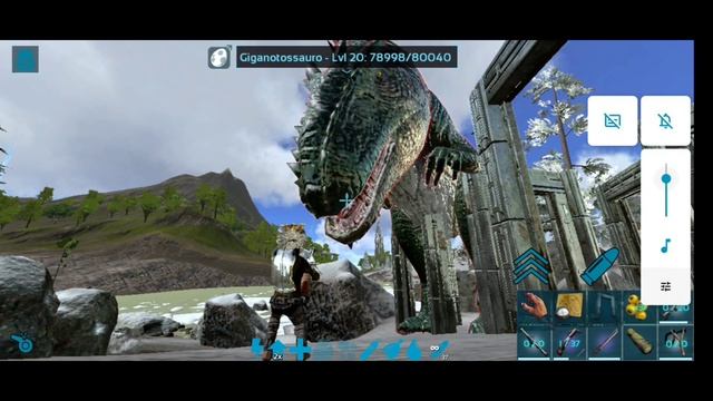 Ark mobile ||Taming Giga level 1000 (DOMANDO GIGA LEVEL 1000) смотреть онлайн