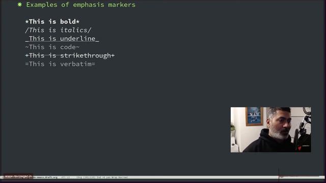 Org-mode - org hide emphasis markers смотреть онлайн