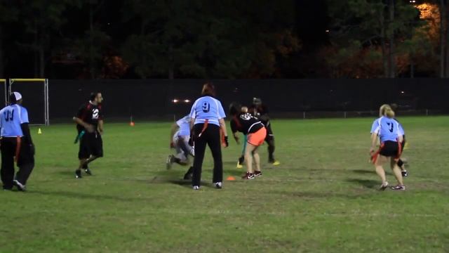 Flag Football February 20 2014 Blue Moccasins vs Black Mamba Mike King sacks Aubrey смотреть онлайн