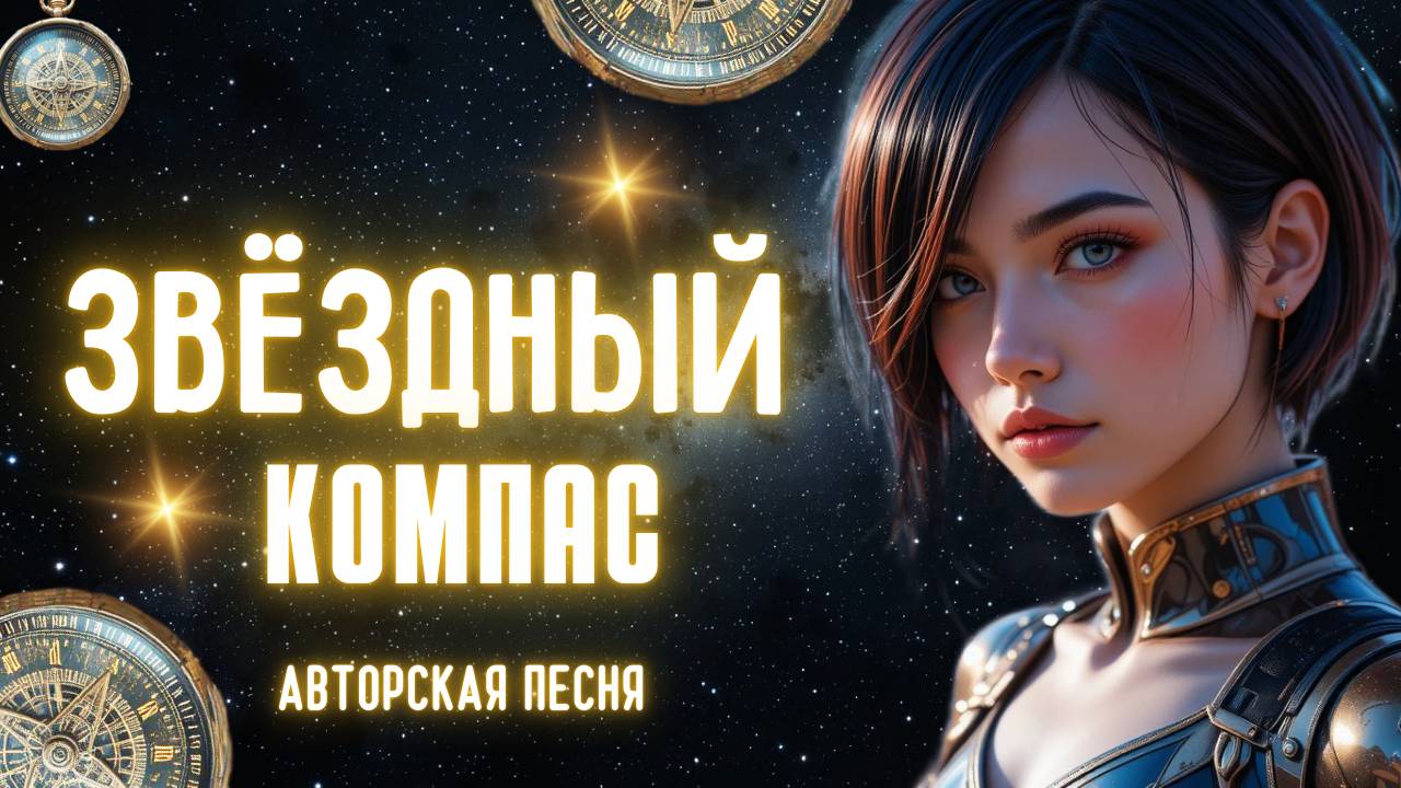 Звёздный компас (Авторская песня) - Музыкальный Клип смотреть онлайн